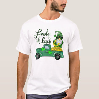 Ladungen von Luck Truck Gnome St Patrick's Day Sha T-Shirt