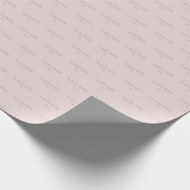 Laduree Pink Geschenkpapier (Ecke)