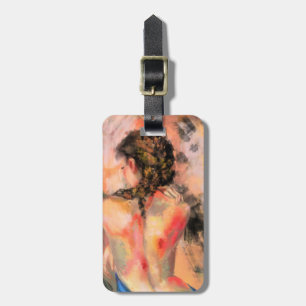 Lady - Abstrakte Körpermalerei Gepäckanhänger