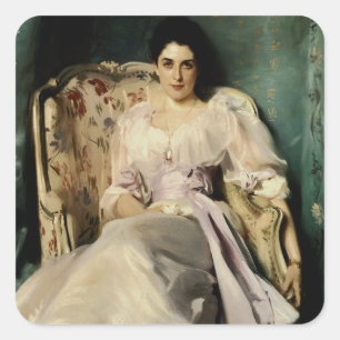 Lady Agnew of Lochnaw Quadratischer Aufkleber