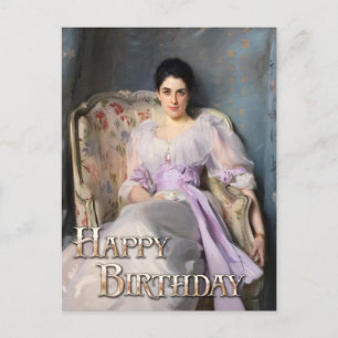 Lady Agnew von Lochnaw 1864 Alles Gute zum Geburts Postkarte
