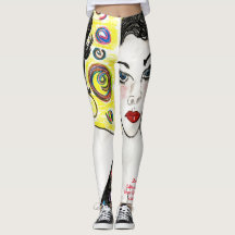 Lady All-Over-Print-Leggings