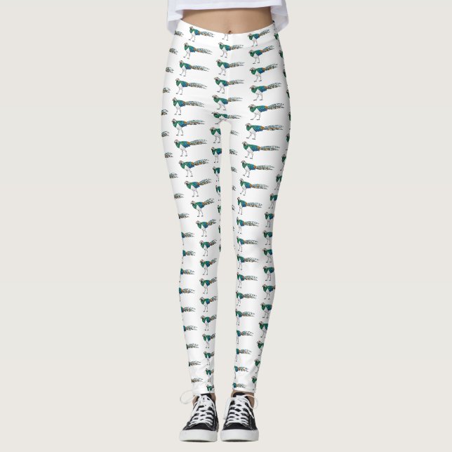 Lady Amherst-Cartoon Leggings (Vorderseite)