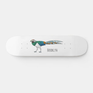 Lady Amherst-Cartoon Skateboard