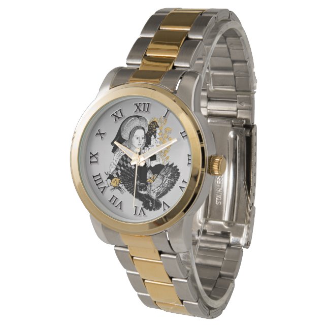 Lady and Night Owl Armbanduhr (Schrägansicht)