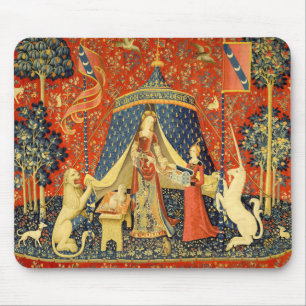 Lady and the Unicorn Medieval Tapestry Art Mousepad