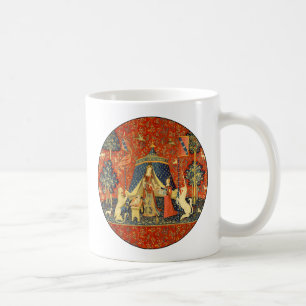 Lady and The Unicorn mittelalterlicher Teppich: Fr Kaffeetasse