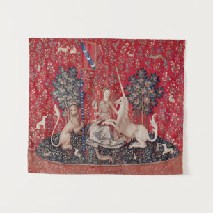 Lady and Unicorn Mittelalterliche Tapestry - Blick Wandteppich