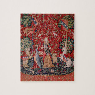 Lady and Unicorn mittelalterlicher Teppich Geruch