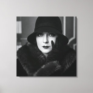 Lady Art Deco, von Natasha Us Leinwanddruck