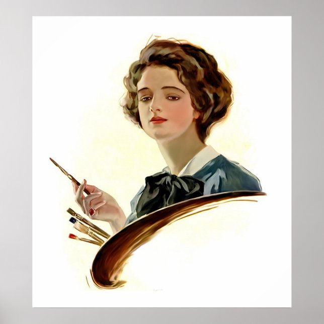 Lady Artist Poster (Vorne)