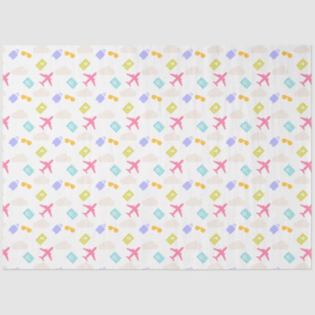 Lady Aviator Tissue Paper Seidenpapier (Vorderseite)