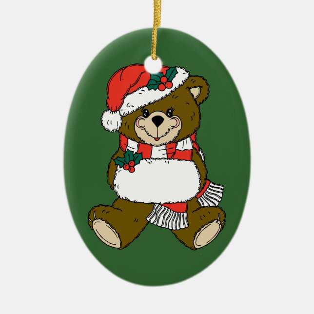 Lady Bear Keramikornament (Vorne)