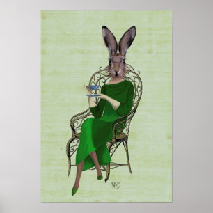 Lady Bella Rabbit Take Tee Poster