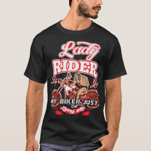 LADY BIKER MY BIKER NUR LIEBEN ICH SHIRT