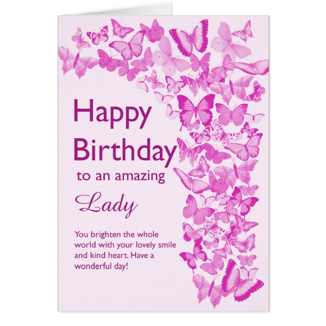 Lady Birthday Butterflies (Vorne)