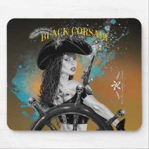 Lady Black Corsair Mousepad