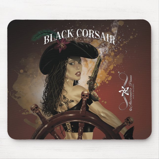 Lady Black Corsair Mousepad (Vorne)