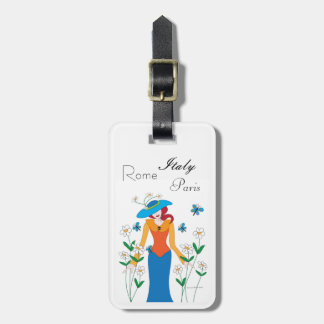 Lady Blue Gepäckanhänger