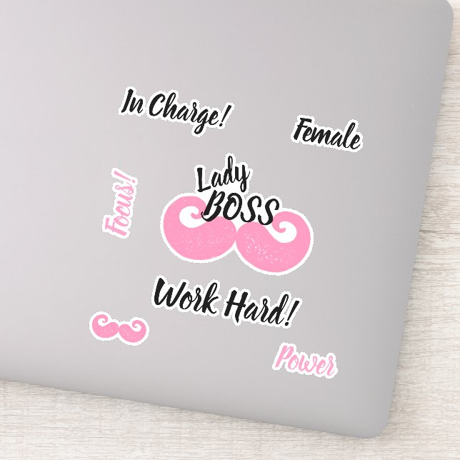Lady Boss - Inspiration Aufkleber (Detail)