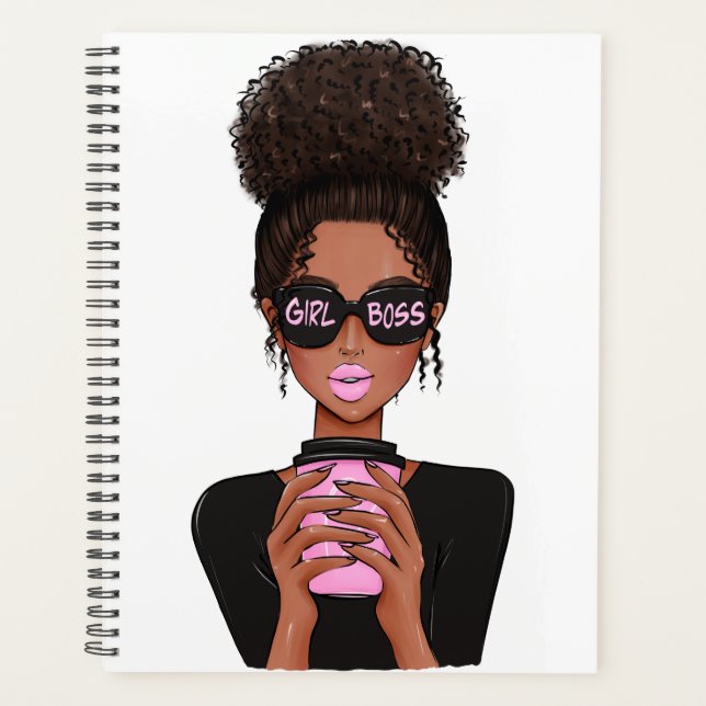 Lady Boss Life, Boss Babe Frau, Girl Boss Planer (Vorderseite)