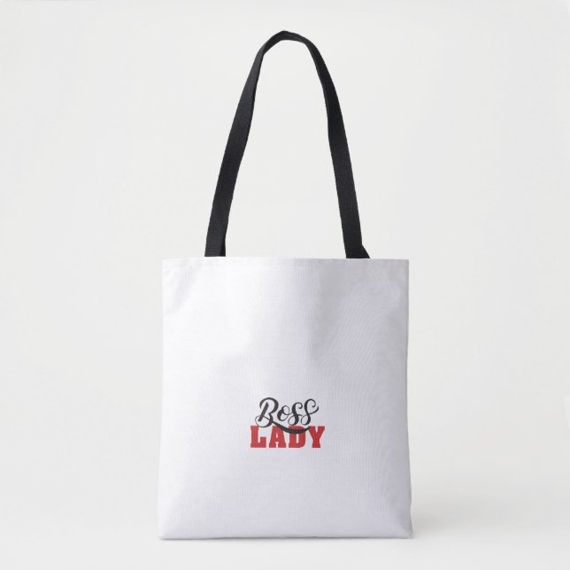 Lady Boss – Strong Confident Woman Design Tasche (Vorderseite)
