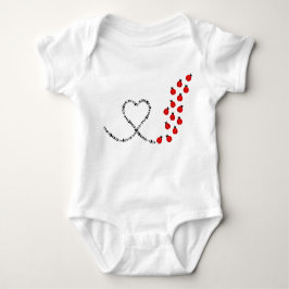 Lady Bug Baby Strampler