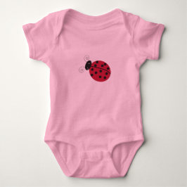 Lady Bug Baby Strampler