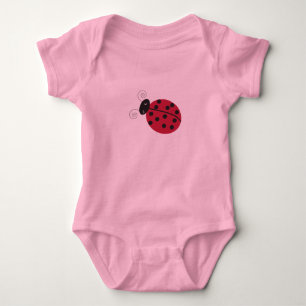 Lady Bug Baby Strampler