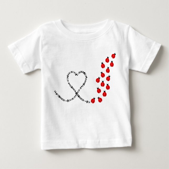 Lady Bug Baby T-shirt (Vorderseite)