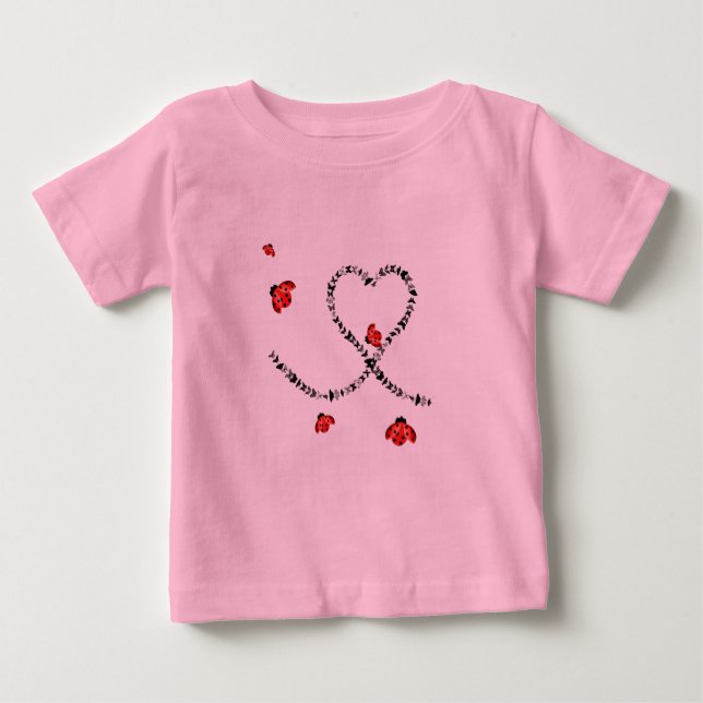 Lady Bug Baby T-shirt (Vorderseite)