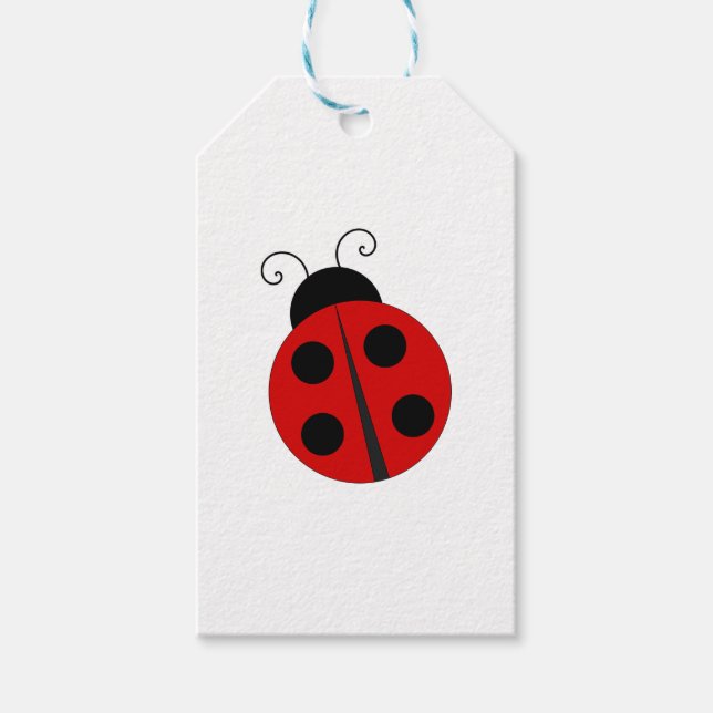 Lady Bug Geschenkanhänger (Vorderseite)