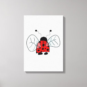 Lady Bug Leinwanddruck