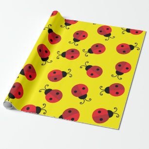 Lady Bug Niedlich 1. Geburtstag Party Geschenkpapier