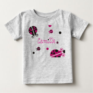 Lady Bug Personalisiert Säugling Wear Baby T-shirt