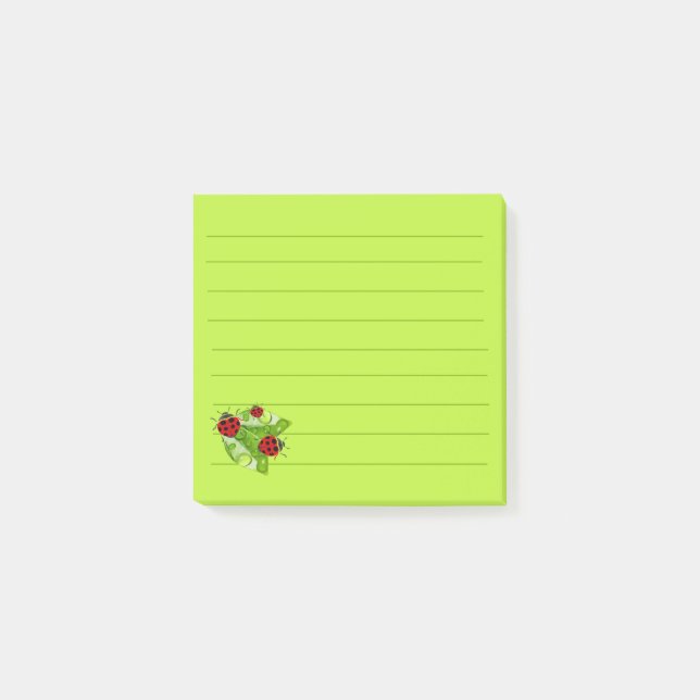 Lady Bug Post-It-Notes Post-it Klebezettel (Vorderseite)