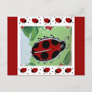 Lady-Bug Postkarte