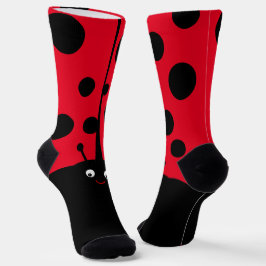 Lady Bug Socken