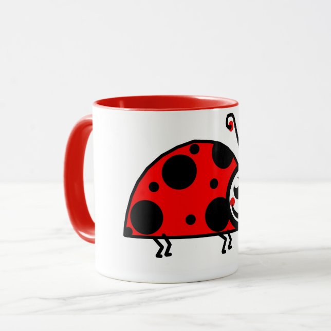 Lady Bug Tasse (Vorderseite Links)
