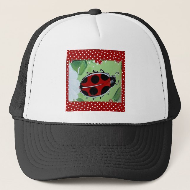 Lady Bug Truckerkappe (Vorderseite)