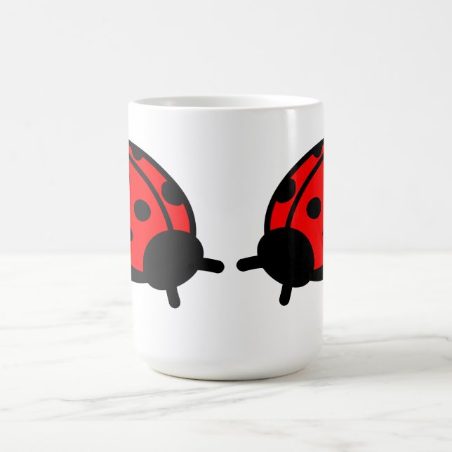 Lady Bug White Tasse (Mittel)