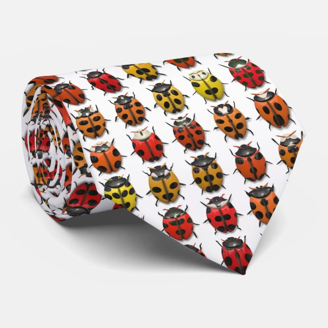 Lady Bugs 1 Krawatte (Gerollt)