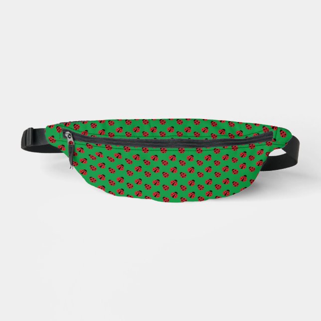 Lady Bugs Design All-over Print Fanny Pack Bauchtasche (Vorderseite)