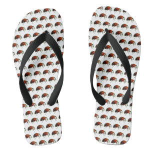 Lady Bugs Flip Flops