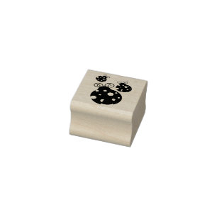 Lady Bugs Gummistempel