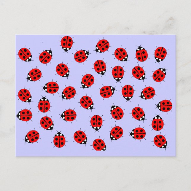 Lady Bugs Items Postkarte (Vorderseite)