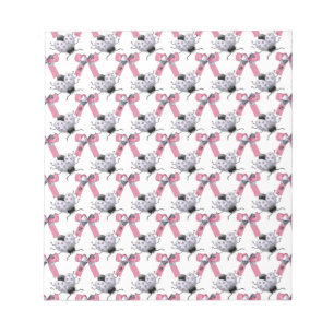 Lady Bugs und Bows Notizblock