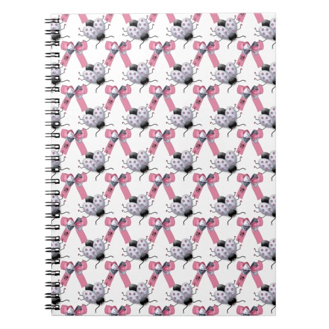 Lady Bugs und Bows Notizblock (Vorderseite)