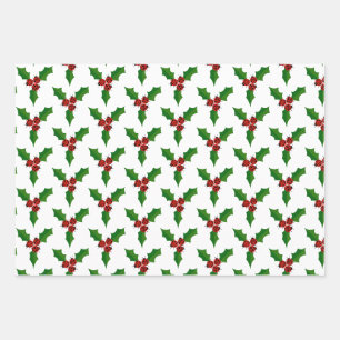 Lady Bugs und Holly Geschenkpapier Set