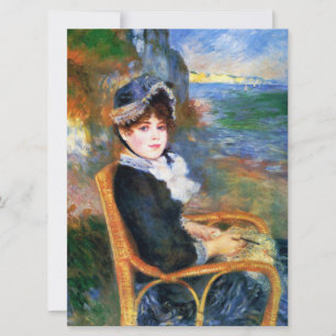 Lady by the Seashore (von Pierre-Auguste Renoir) Karte